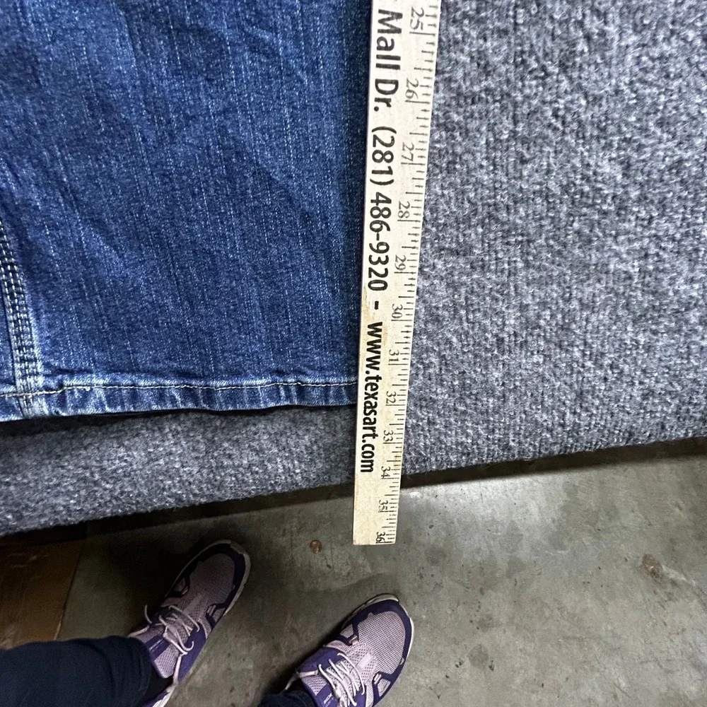 Dickies Carpenter Jeans Mens Size 36x32 Blue Denim Stretch Utility Workwear